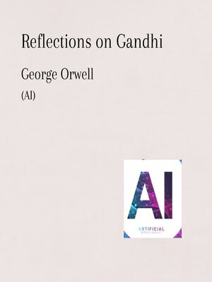 cover image of Reflections on Gandhi
